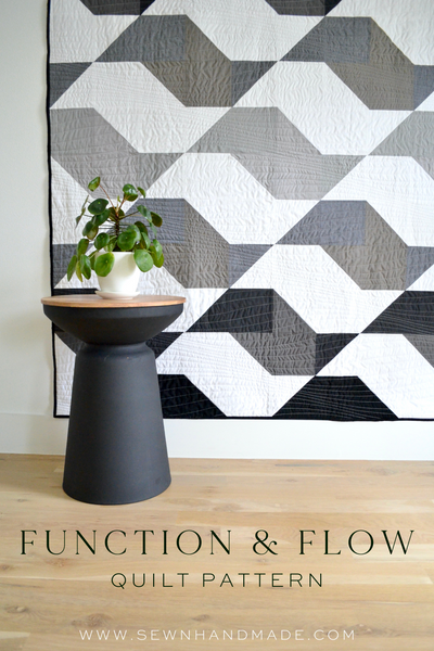 Function & Flow Quilt Pattern DIGITAL PDF Pattern