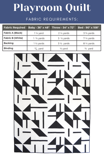 Playroom Quilt PAPER Pattern
