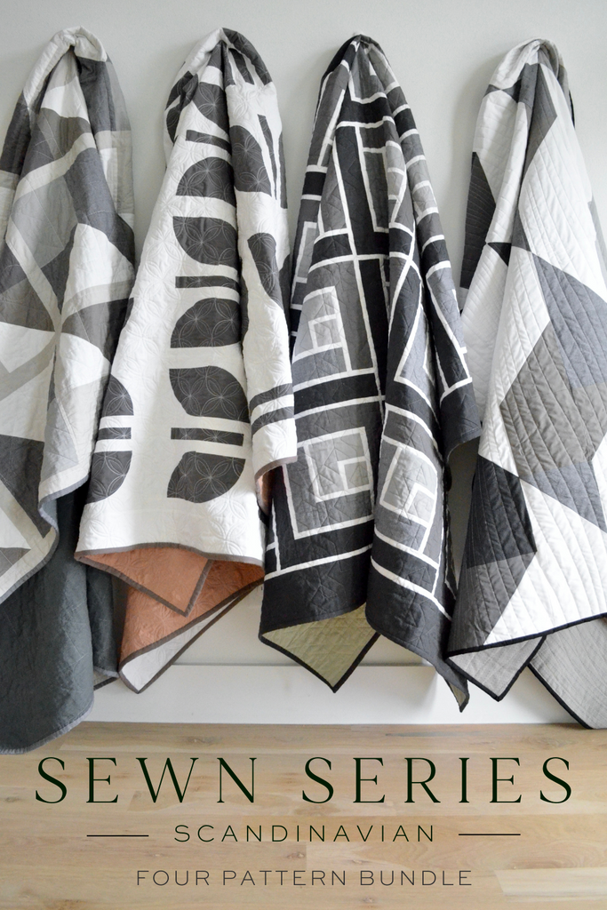 Close-Knit Quilt Pattern DIGITAL PDF Pattern – Sewn Modern Quilt Patterns  by Amy Schelle