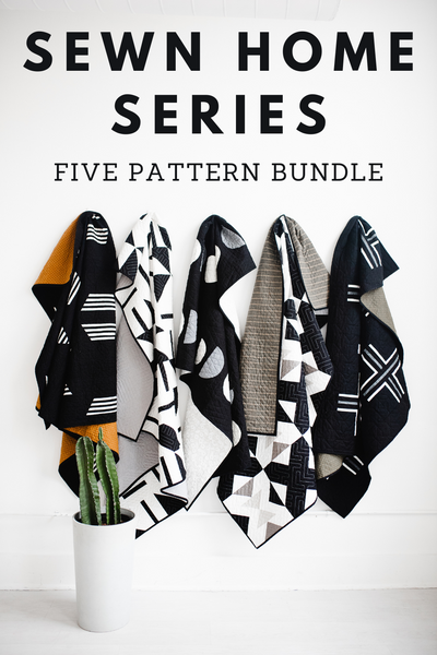 Sewn Home Series: DIGITAL PDF Quilt Pattern Bundle