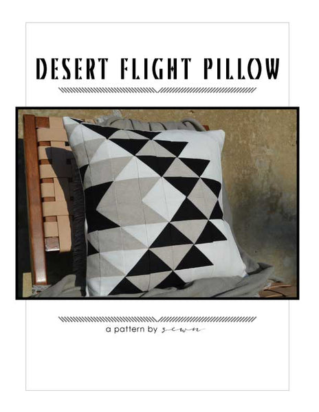 Desert Flight Pillow DIGITAL PDF Pattern