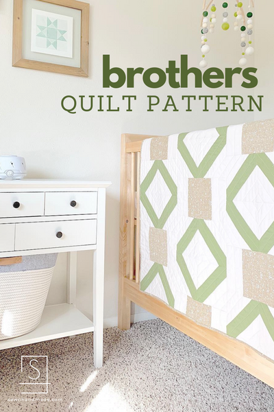 Brothers Quilt DIGITAL PDF Pattern